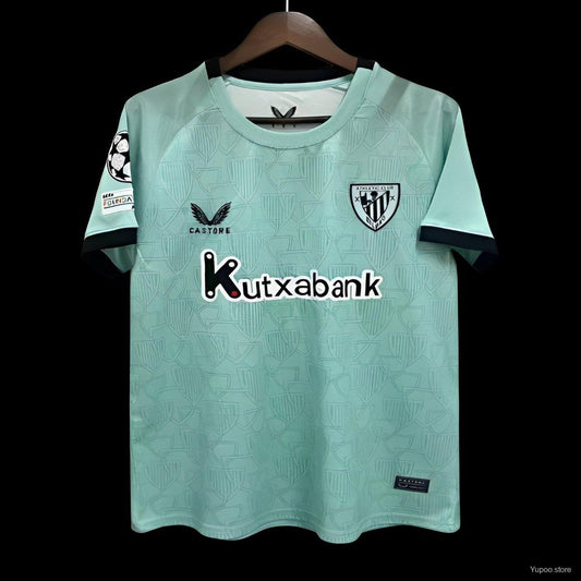 Camisola Athletic Club Bilbao 2025-26 Alternativa Verde Versão Adepto
