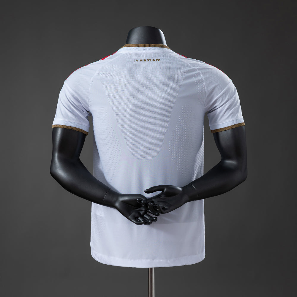 Camisola Venezuela 2026 Alternativa Branca Versão Jogador