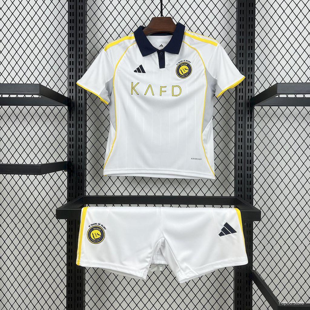 Kit Criança Al-Nassr FC 2025-26 Alternativo