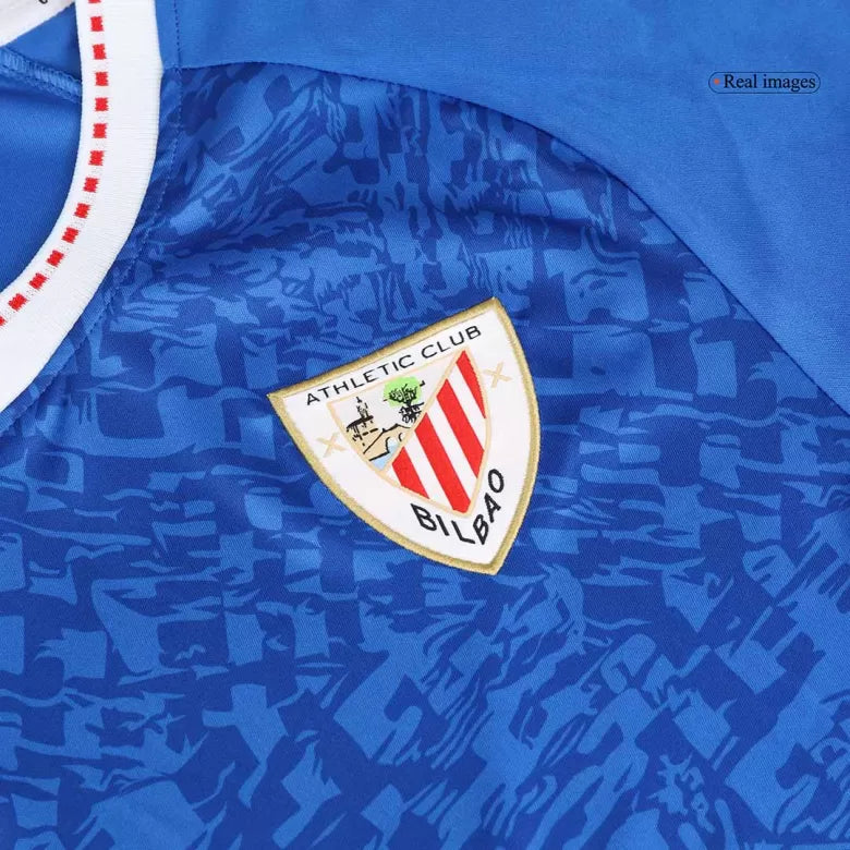 Camisola Athletic Club Bilbao 2024-25 Alternativa Azul Versão Adepto