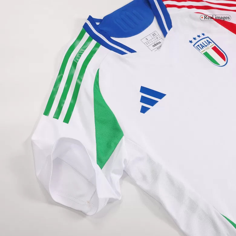 Camisola Italia 2024 Alternativa Branca Versão Adepto