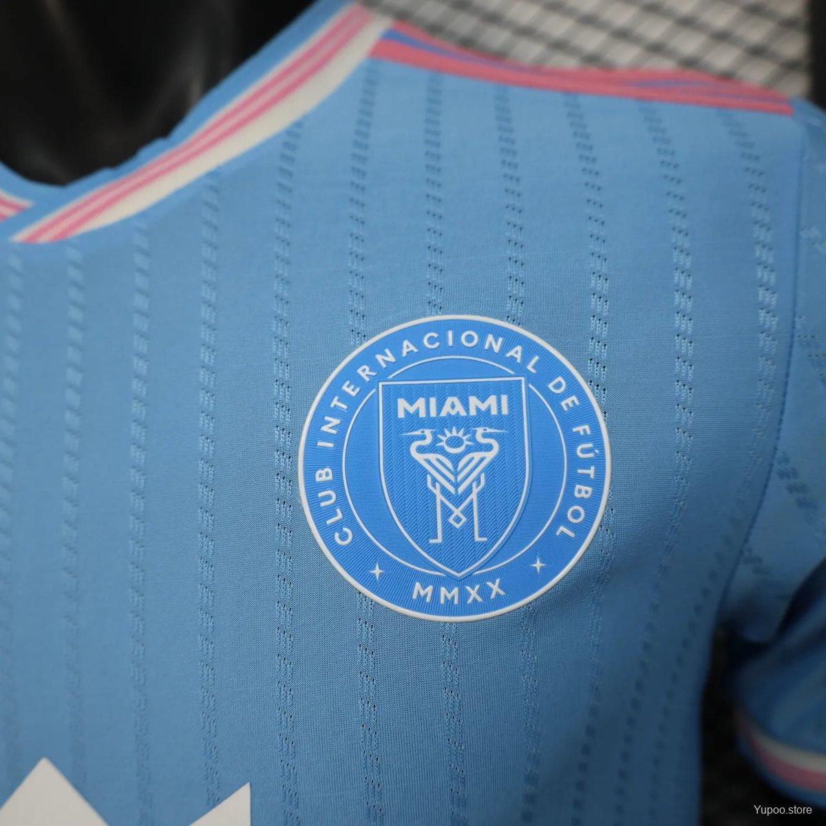 Camisola Inter Miami CF 2025-26 Alternativa Azul Versão Jogador