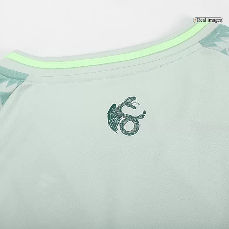 Camisola Manga Comprida Mexico 2024 Alternativa Verde Versão Adepto