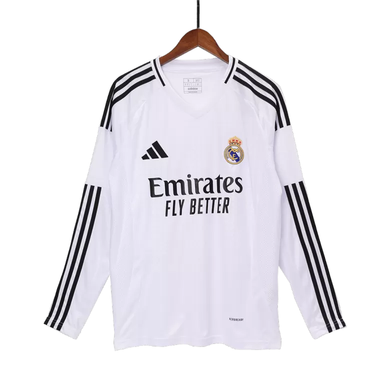 Camisola Manga Comprida Real Madrid CF 2024-25 Principal Versão Adepto
