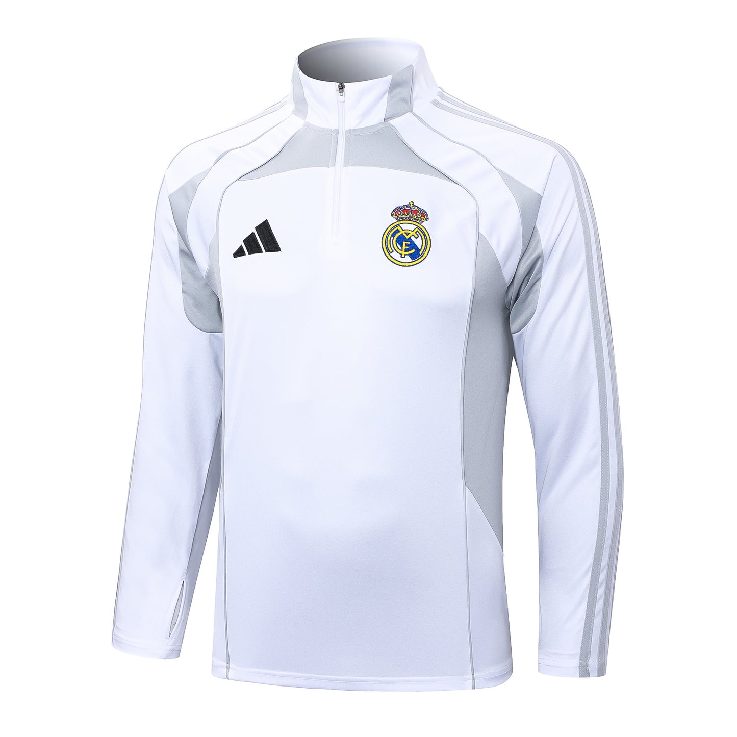 Fato de Treino Real Madrid CF 2025-26 - Camisola com Fecho