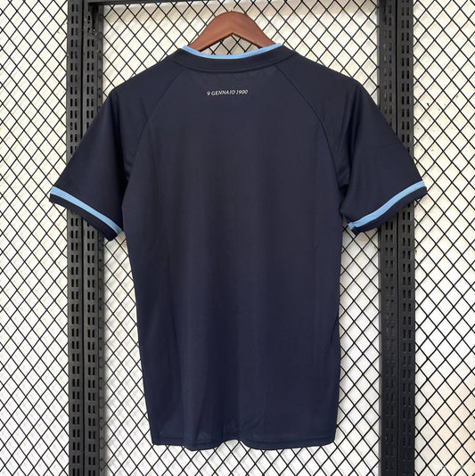 Camisola SS Lazio 2025-26 Alternativa Azul Versão Adepto