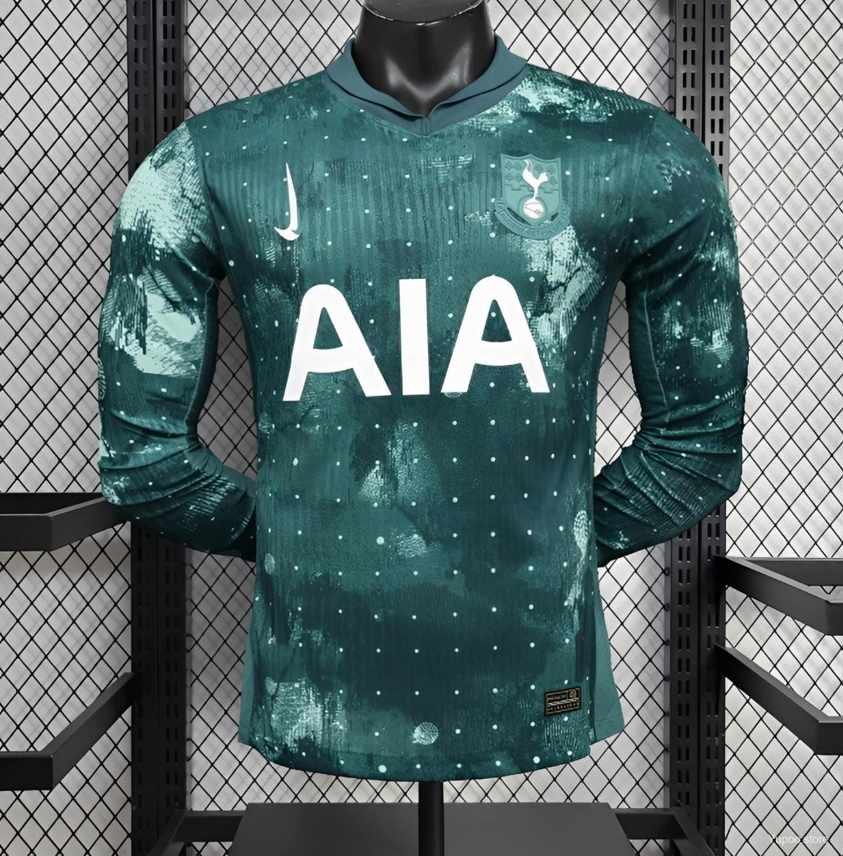 Camisola Manga Comprida TOT 2024-25 Alternativa Verde Versão Jogador