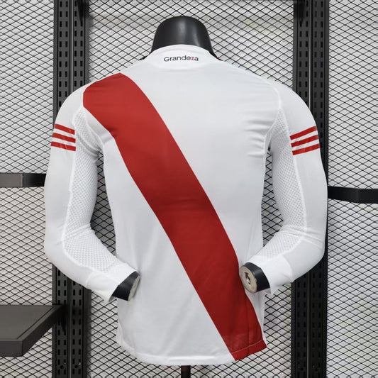 Camisola Manga Comprida CA River Plate 2025-26 Principal Versão Jogador