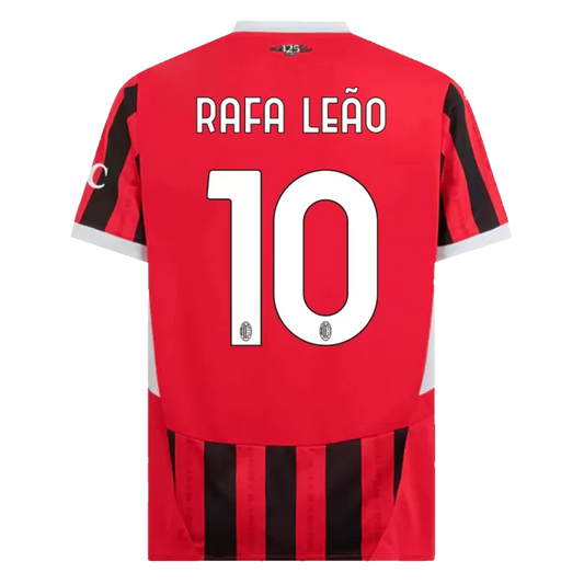 Camisola Ac Milan 2024-25 Principal Versão Adepto RAFA LEÃO #10