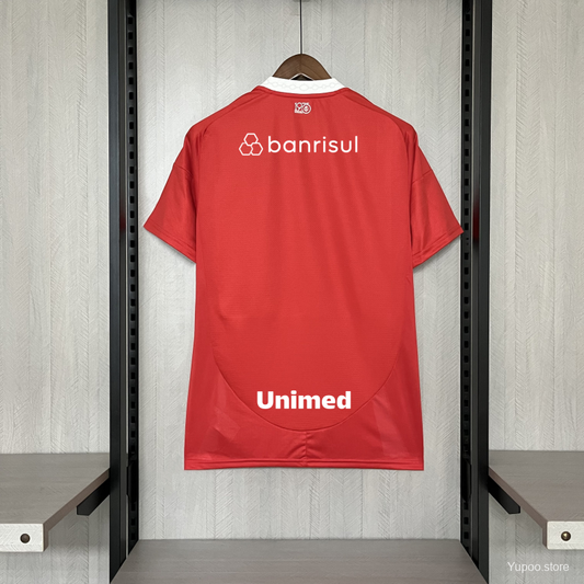 Camisola SC Internacional 2025-26 Principal Versão Adepto Todos Patrocinadores