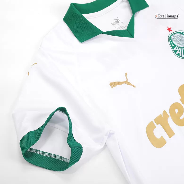 Camisola SE Palmeiras 2024-25 Alternativa Branca Versão Adepto