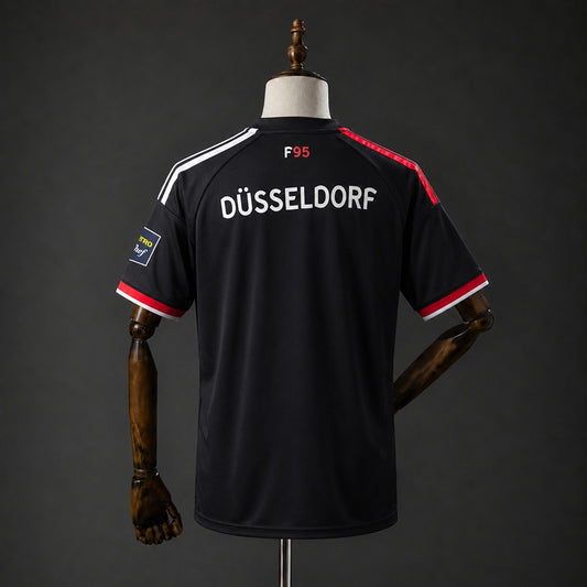 Camisola Fortuna Dusseldorf 95 2026-27 Alternativa Preta Versão Adepto