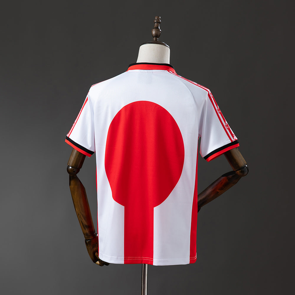 Camisola CA Osasuna 1997-98 Alternativa Branca Versão Adepto