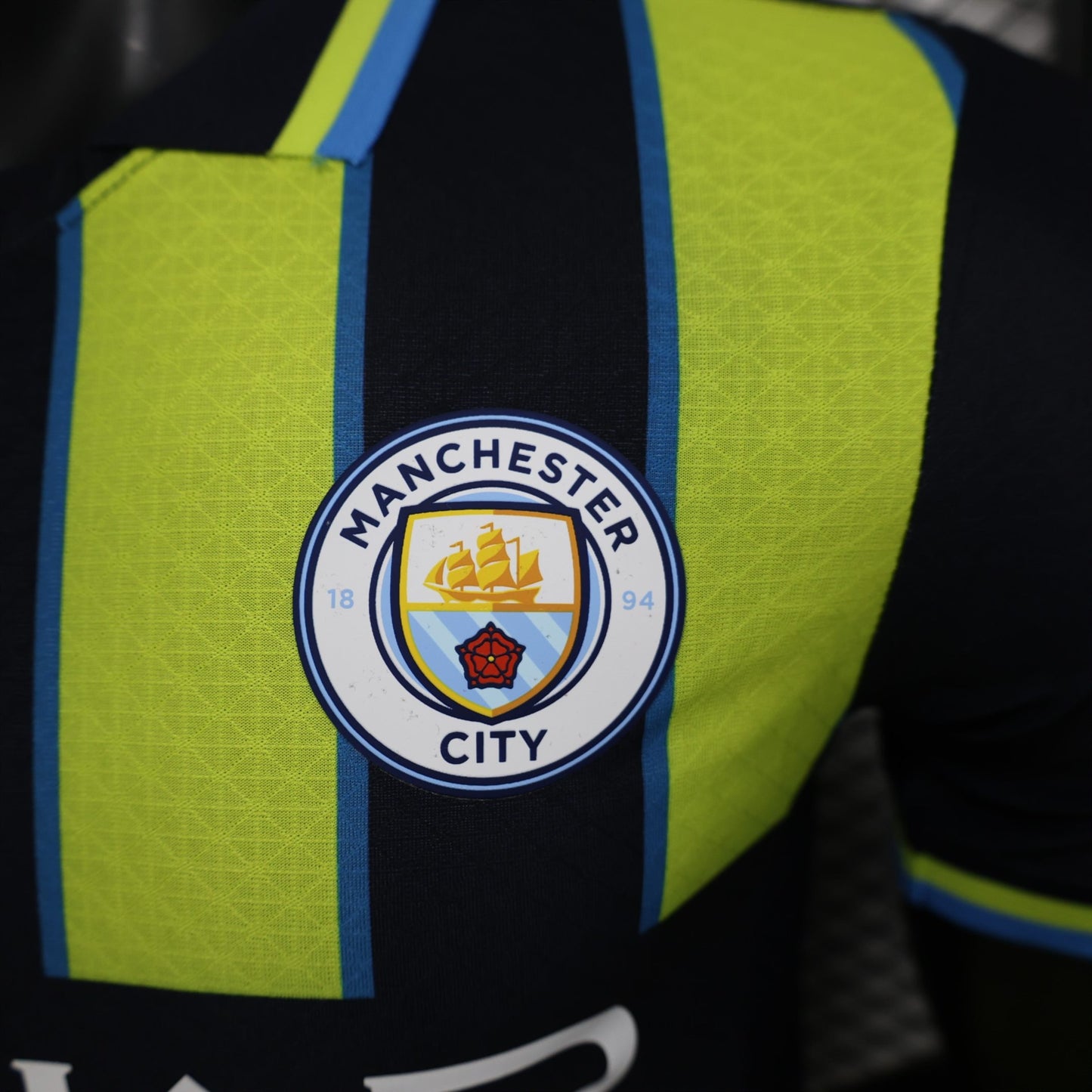 Camisola MCI 2024-25 Alternativa Amarela Versão Jogador