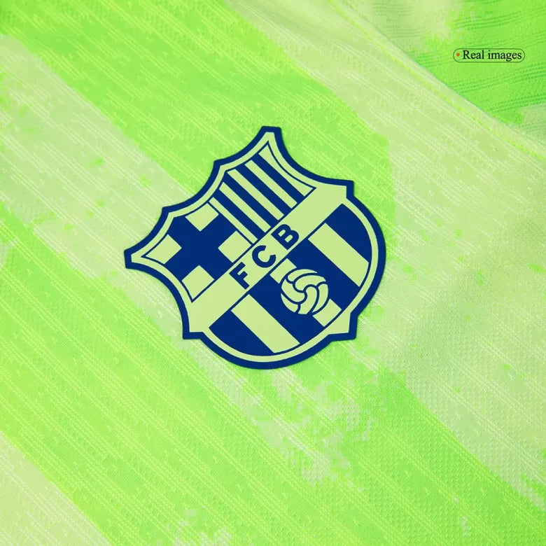 Camisola FC Barcelona 2024-25 Alternativa Verde Versão Adepto