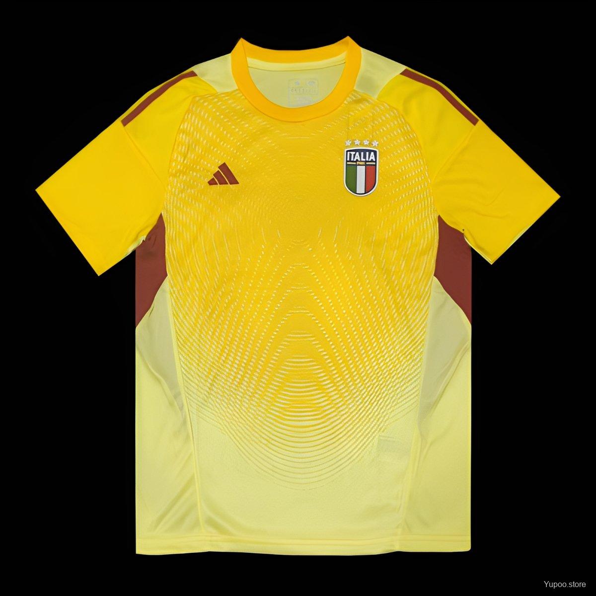 Camisola Italia 2025 Guarda-Redes Versão Adepto