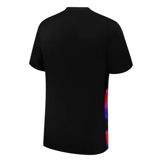 Camisola Inglaterra 2025 Alternativa Preta Versão Adepto