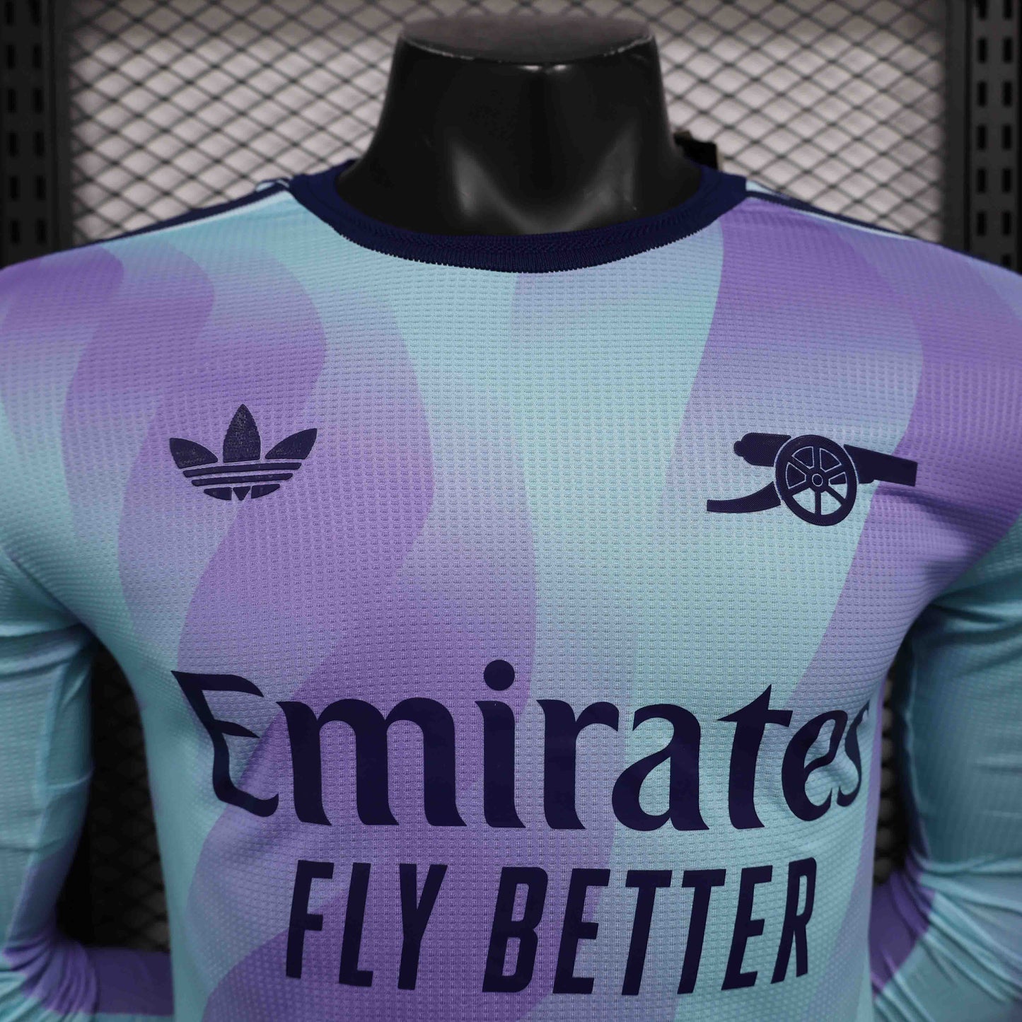 Camisola Manga Comprida ARS 2024-25 Alternativa Azul Versão Jogador
