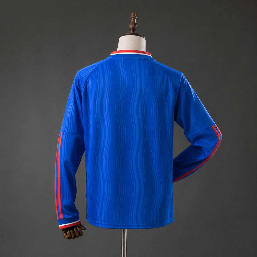 Camisola Manga Comprida M-UNITED 2026-27 Alternativa Azul Versão Adepto