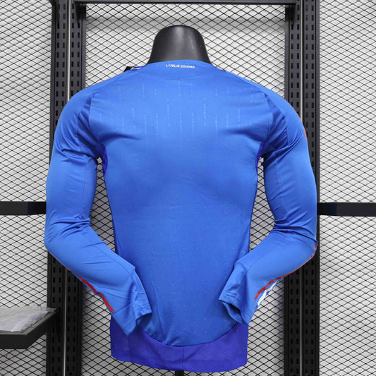 Camisola Manga Comprida Italia 2024 Principal Versão Jogador