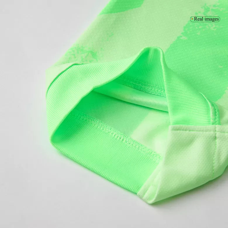 Camisola FC Barcelona 2024-25 Alternativa Verde UCL Versão Adepto RAPHINHA #11