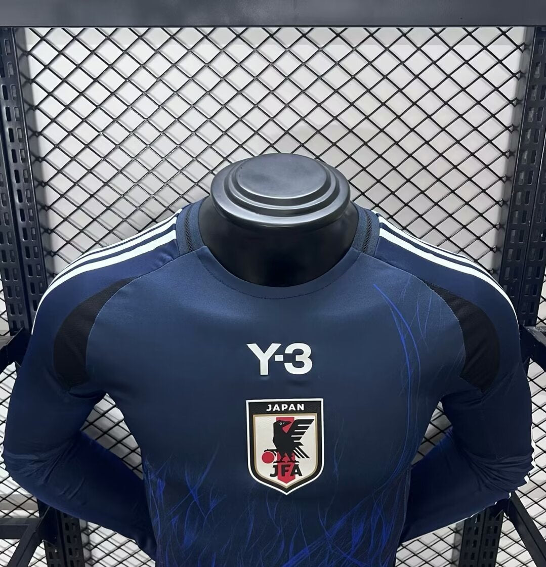 Camisola Manga Comprida Japão 2024 Principal Y3 Versão Jogador
