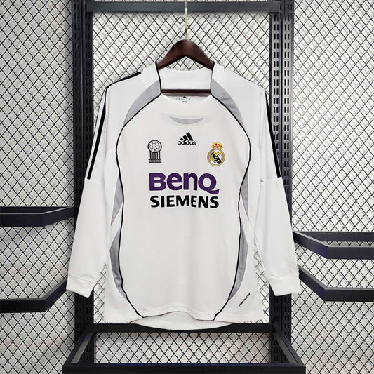 Camisola Manga Comprida Real Madrid 2006-07 Principal