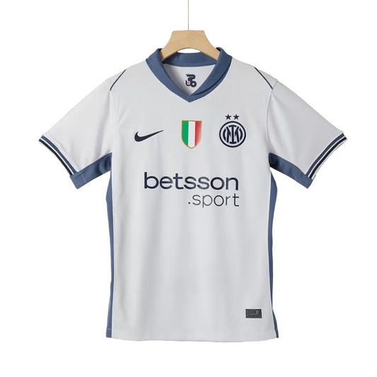 Camisola Inter Milão 2024-25 Alternativa Branca Versão Adepto LAUTARO #10