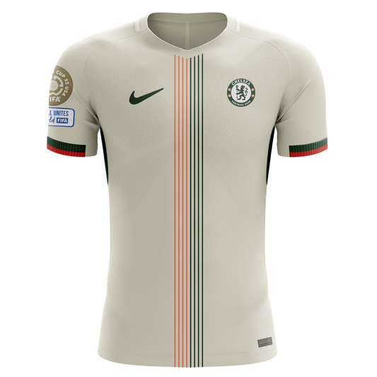 Camisola CHE 2025-26 Alternativa Branca CWC Versão Adepto CUCURELLA #3