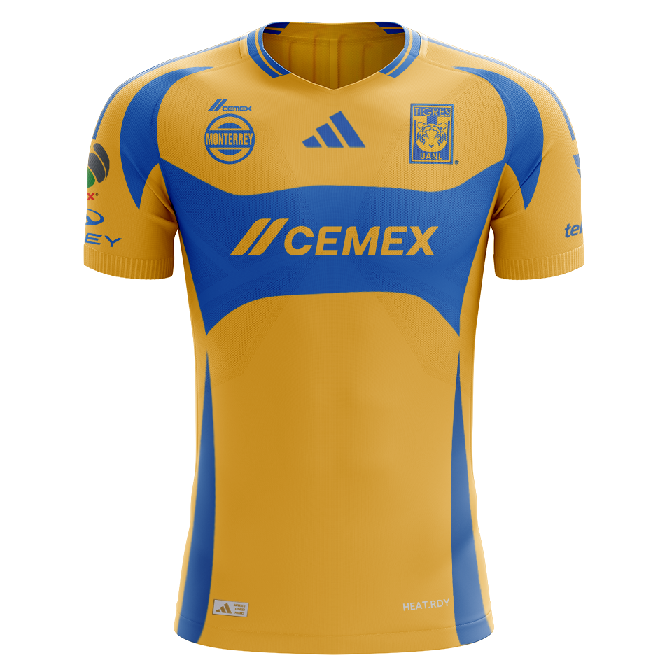 Camisola Tigres 2024-25 Principal Versão Adepto BRUNETTA #11