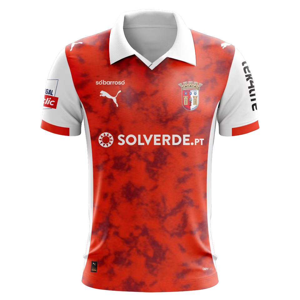 Camisola SC Braga 2025-26 Principal Versão Adepto FRAN NAVARRO #39