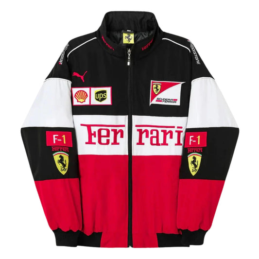Tricolour Ferrari Jacket - F1/RACING Vintage