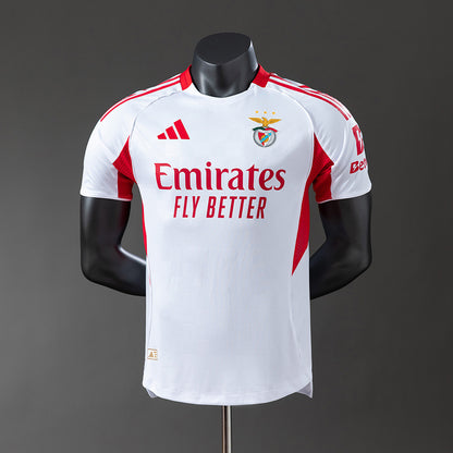 Camisola SLB 2025-26 Alternativa Branca Versão Jogador