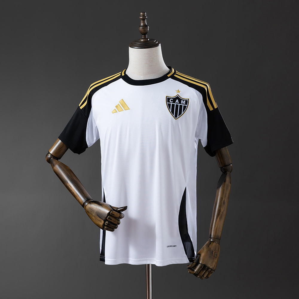 Camisola Atlético-MG 2025-26 Alternativa Branca Lisa Versão Adepto