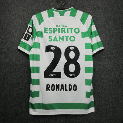 Camisola SCP 2003-04 Principal RONALDO #28