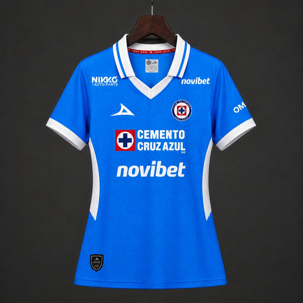 Camisola CD Cruz Azul 2026-27 Principal Versão Mulher
