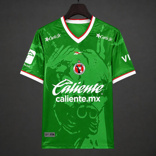 Camisola Club Tijuana 2026-27 Alternativa Verde Versão Adepto