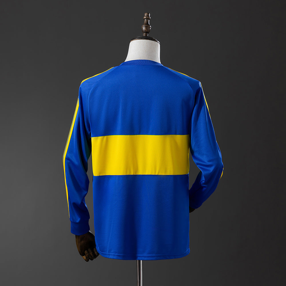Camisola Manga Comprida CA Boca Juniors 1981-82 Principal Versão Adepto