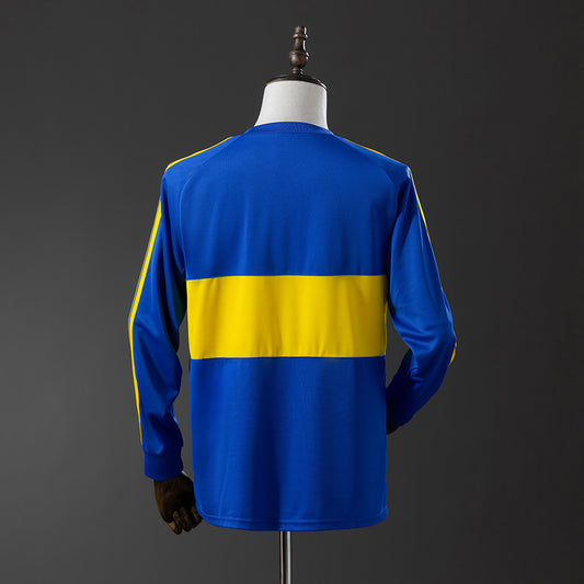 Camisola Manga Comprida CA Boca Juniors 1981-82 Principal Versão Adepto