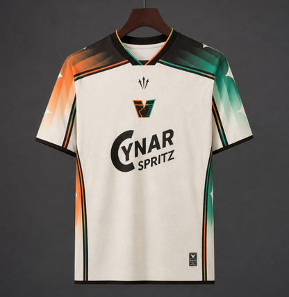 Camisola Venezia FC 2026-27 Alternativa Creme Versão Adepto