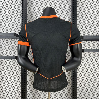 Camisola SC Corinthians 2025-26 Alternativa Preta/Laranja Versão Jogador