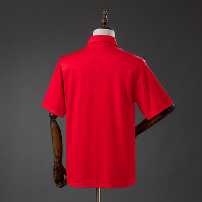 Camisola Atletico Madrid 1990-91 Alternativa Vermelha Versão Adepto