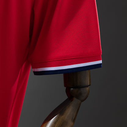 Camisola Rangers FC 2025-26 Alternativa Vermelha Versão Adepto