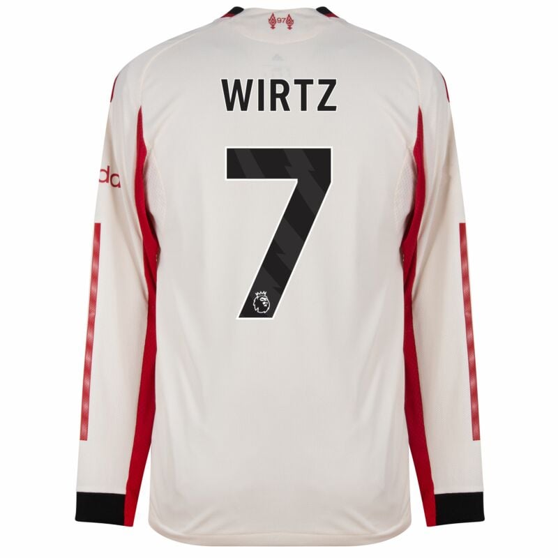 Camisola Manga Comprida LIV 2025-26 Alternativa Beje Versão Adepto WIRTZ #7