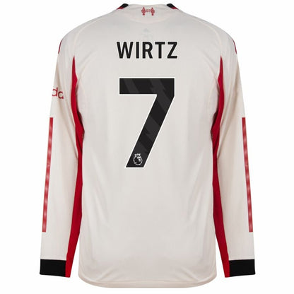 Camisola Manga Comprida LIV 2025-26 Alternativa Beje Versão Adepto WIRTZ #7