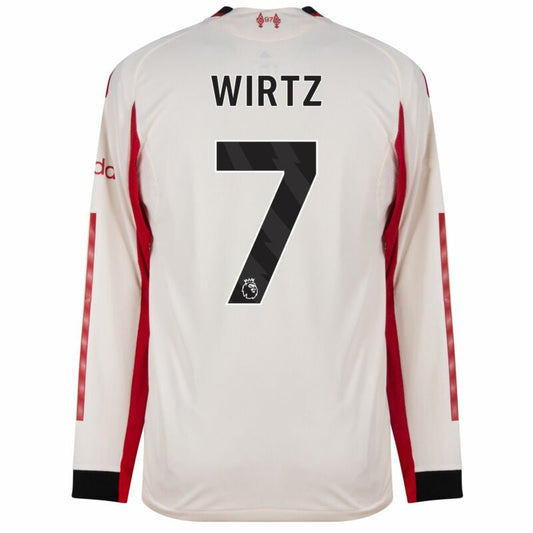 Camisola Manga Comprida LIV 2025-26 Alternativa Beje Versão Adepto WIRTZ #7
