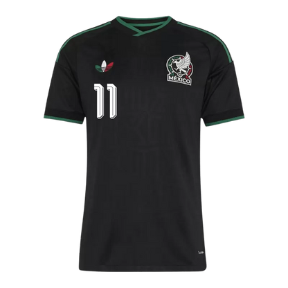 Camisola Mexico 2026 Alternativa Preta Versão Adepto S.GIMENEZ #11