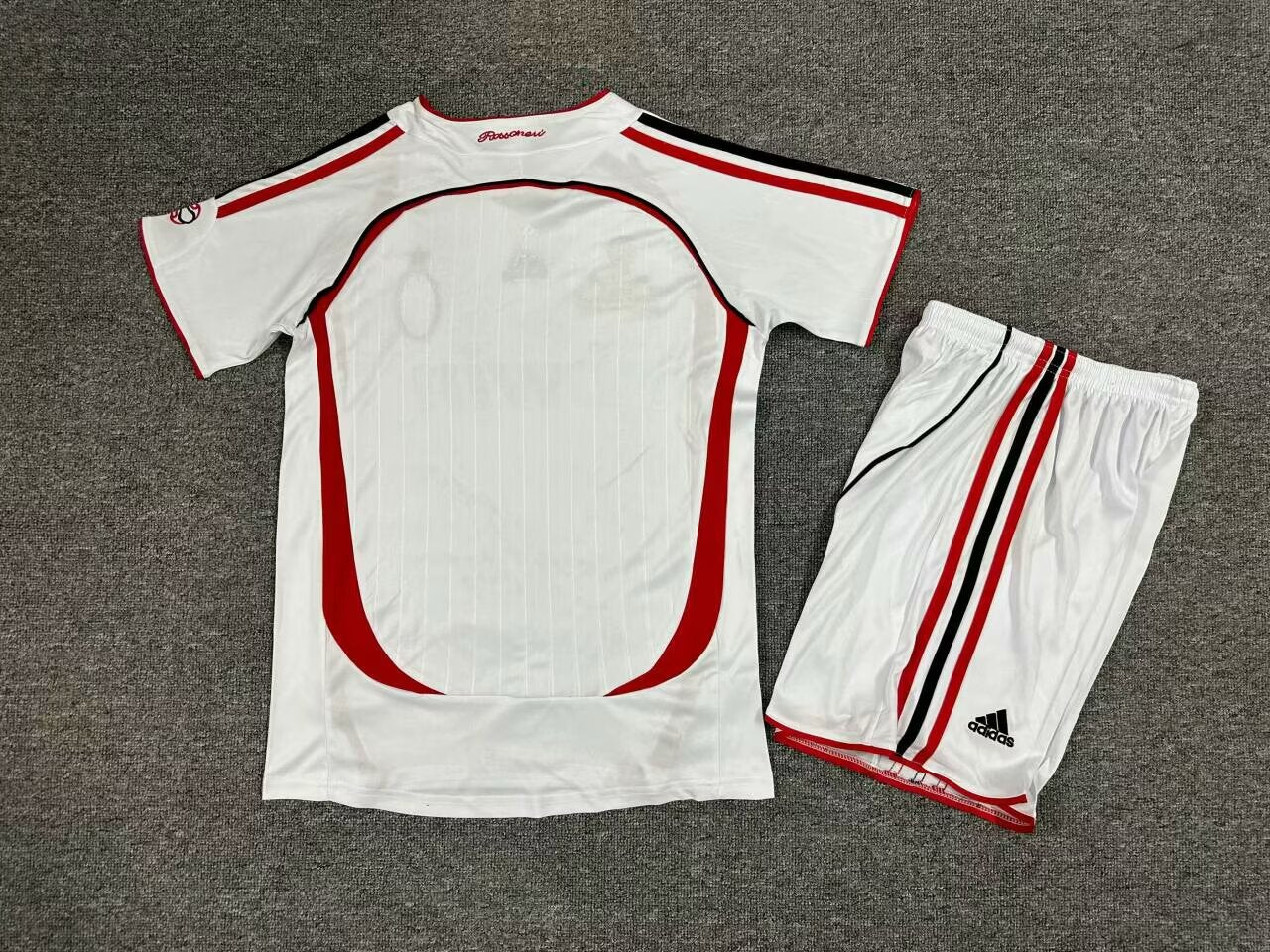 Kit Criança AC Milan 2006-07 Alternativo Final UCL