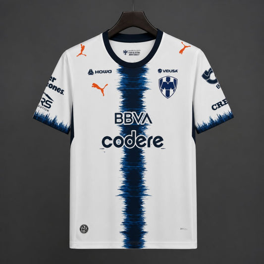 Camisola CF Monterrey 2026-27 Alternativa Branca Versão Adepto