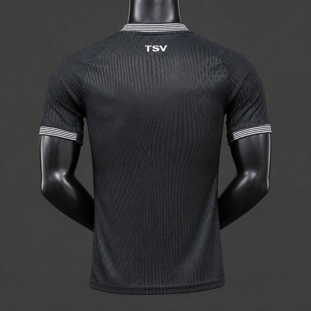 Camisola Bayer 04 Leverkusen 2026-27 Alternativa Preta Versão Jogador